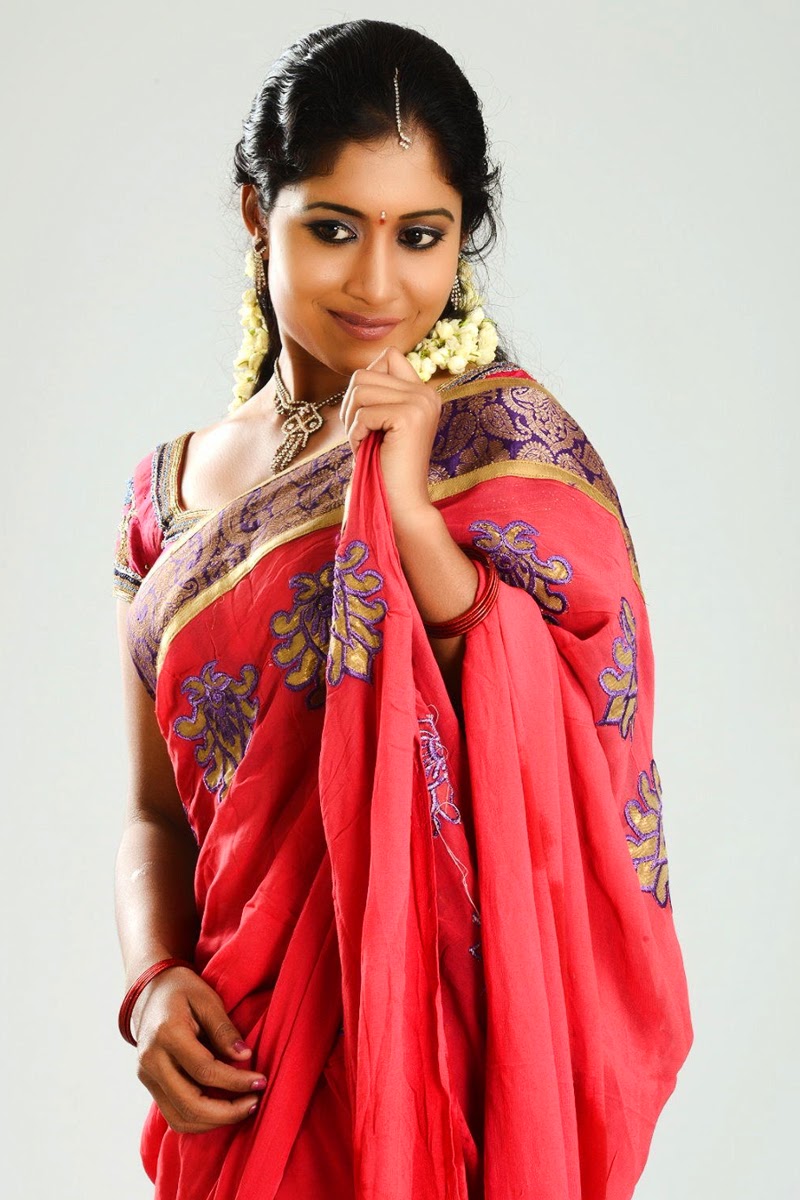Sulekha Wallpapers - South Indian Model In Saree , HD Wallpaper & Backgrounds