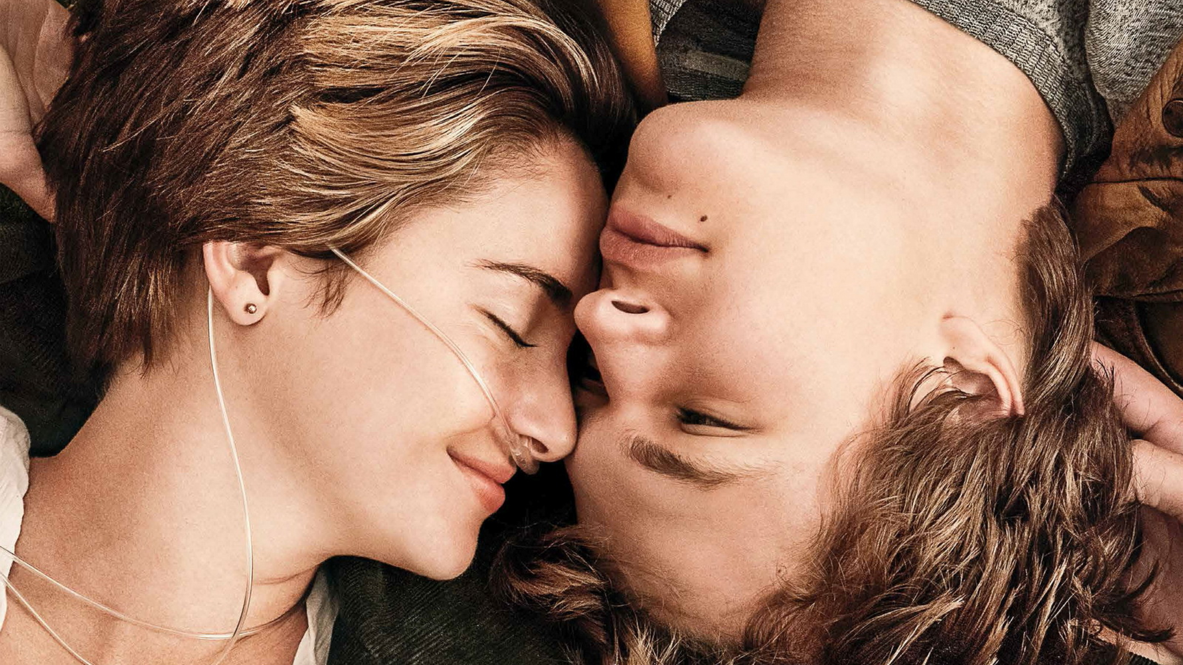 The Fault In Our Stars Wallpaper - Bajo La Misma Estrella Escenas Romanticas , HD Wallpaper & Backgrounds