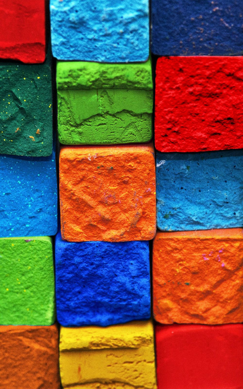 Colorful Brick Mobile Wallpaper Wallpaper Pinterest - Colorful Wallpaper For Mobile , HD Wallpaper & Backgrounds