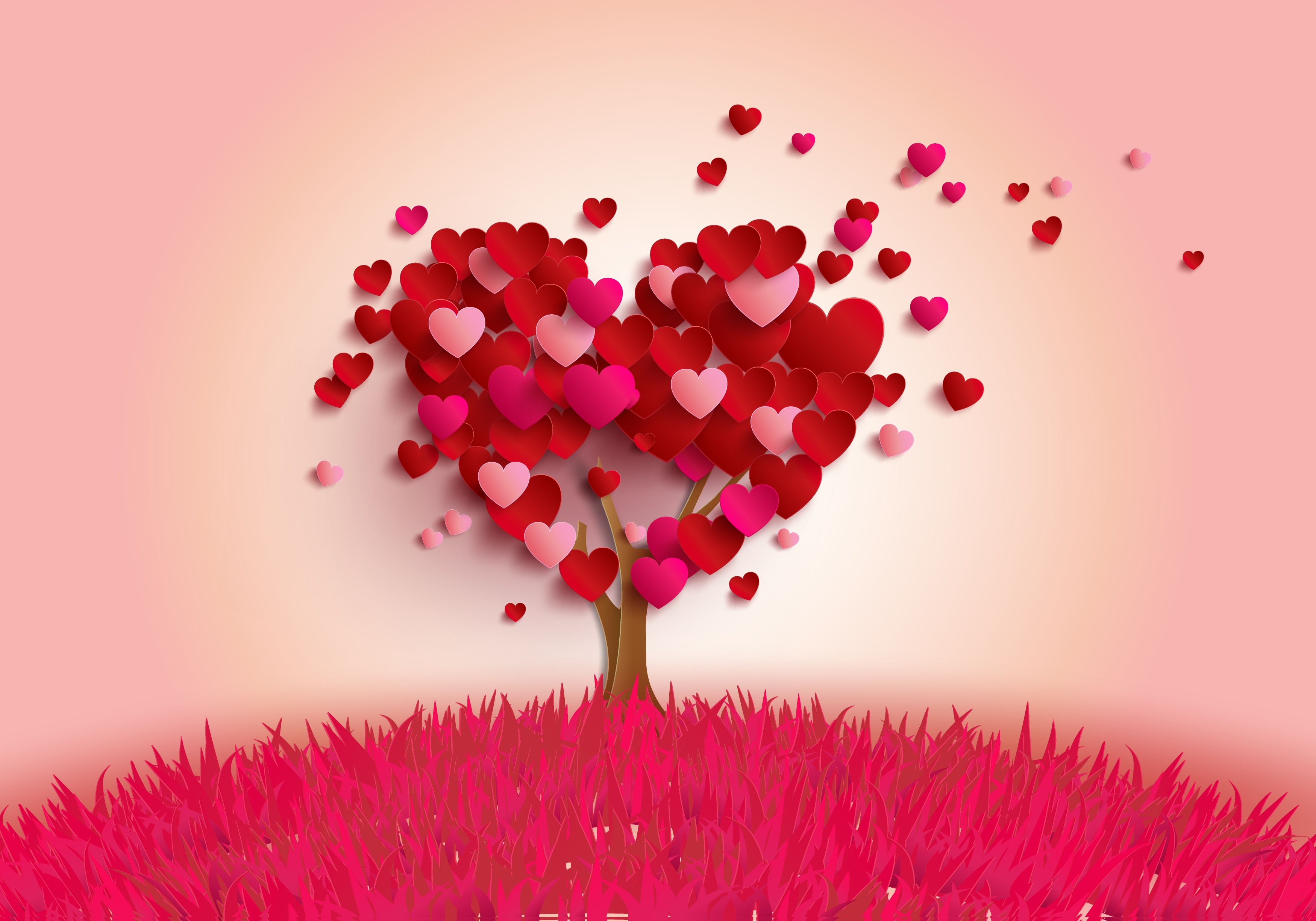 Romantic Love Mood Hearts Wallpaper Cool Photos - Quote Happy Valentine Day 2019 , HD Wallpaper & Backgrounds