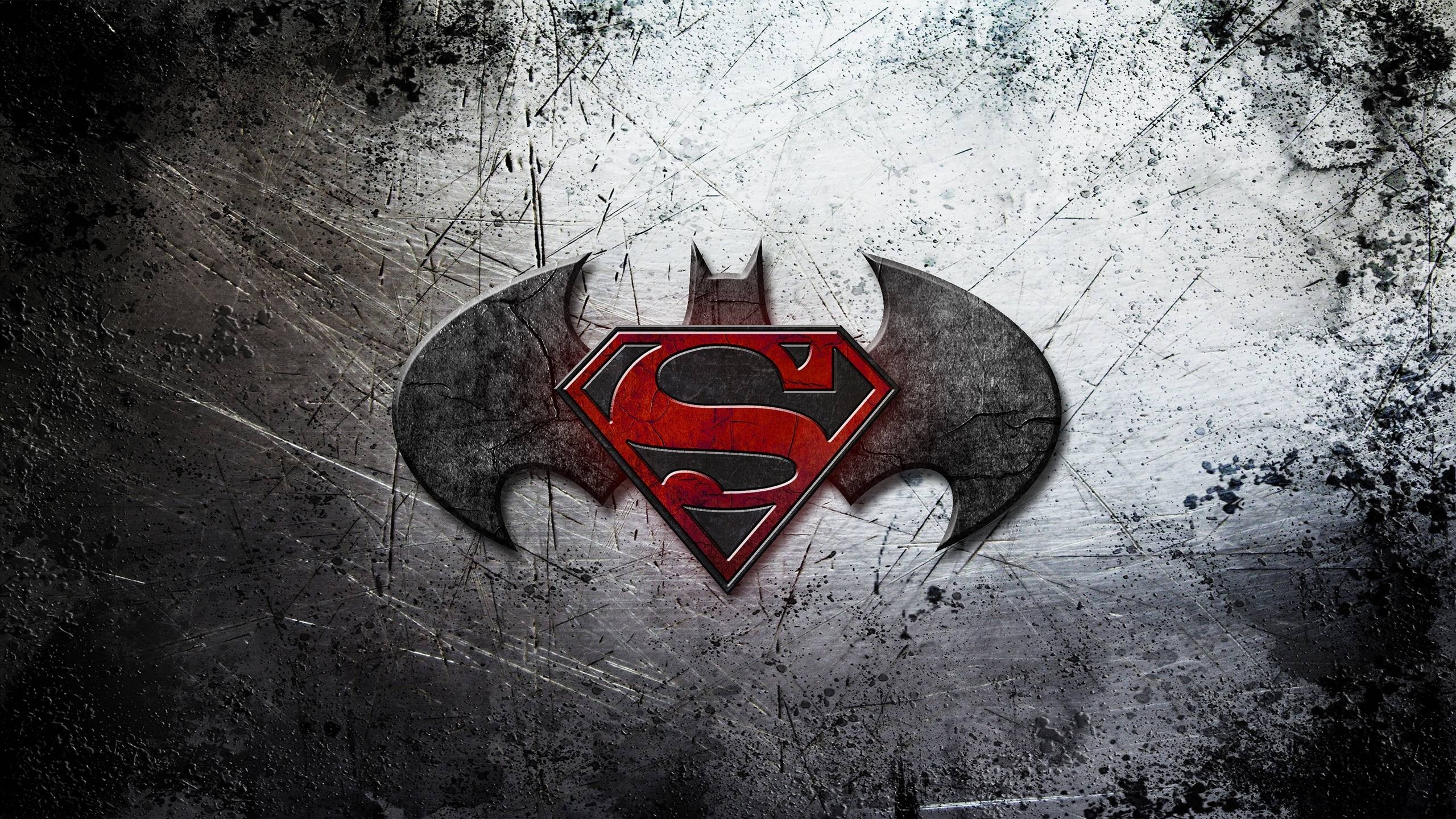Batman Vs Superman Wallpaper Download Awesome Superman - Batman Vs Superman Logo 4k , HD Wallpaper & Backgrounds