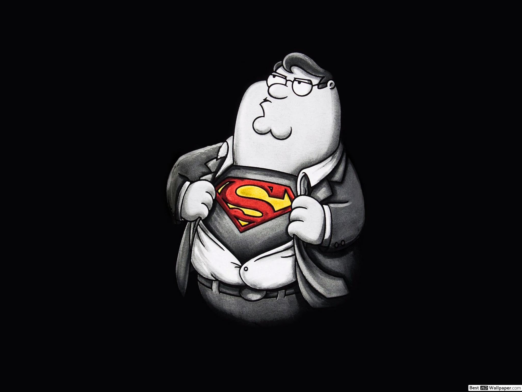 Apple Ipad Air 1 & 2, - Family Guy Peter Griffin Superman , HD Wallpaper & Backgrounds