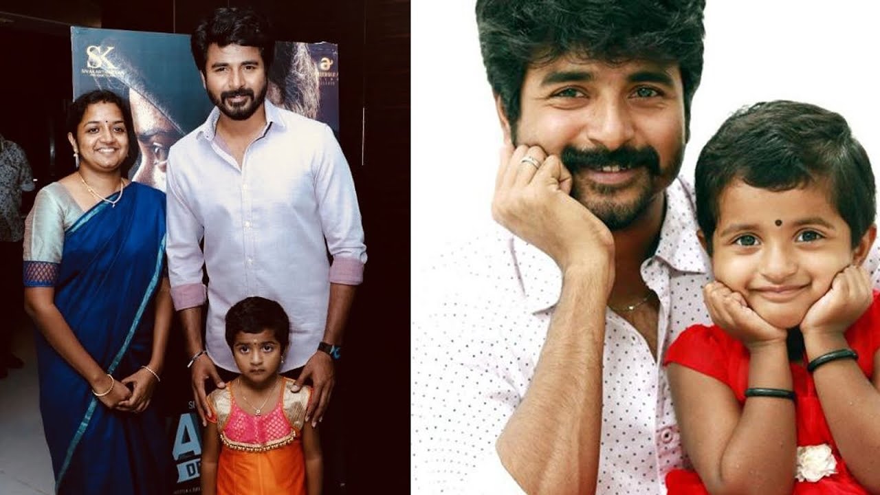 Actor Sivakarthikeyan Family Photos - Sivakarthikeyan And His Daughter , HD Wallpaper & Backgrounds