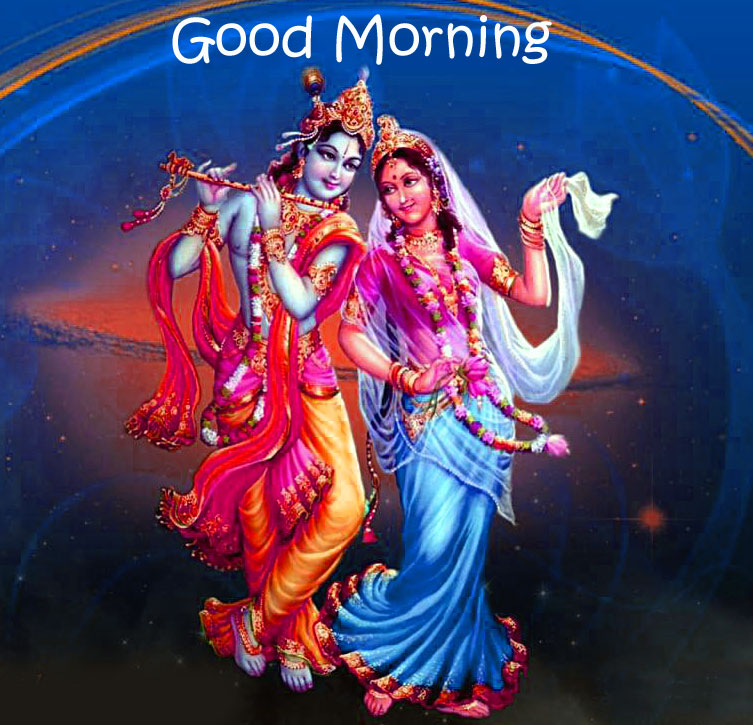 Radha Krishna Good Morning , HD Wallpaper & Backgrounds