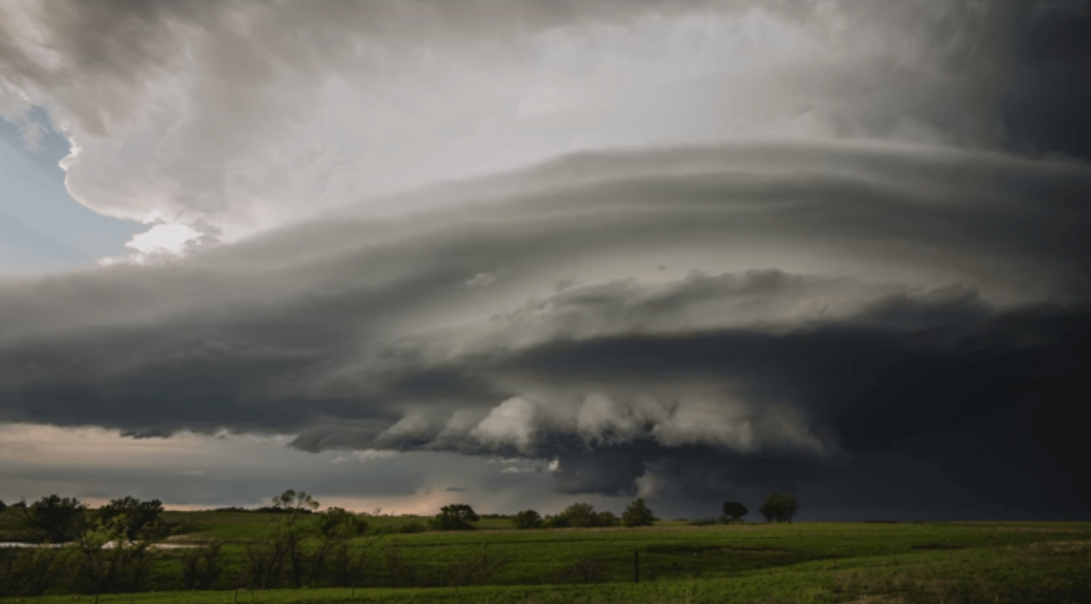 This Is How A Supercell Storm Looks Like In All Its - Thunderstorm , HD Wallpaper & Backgrounds