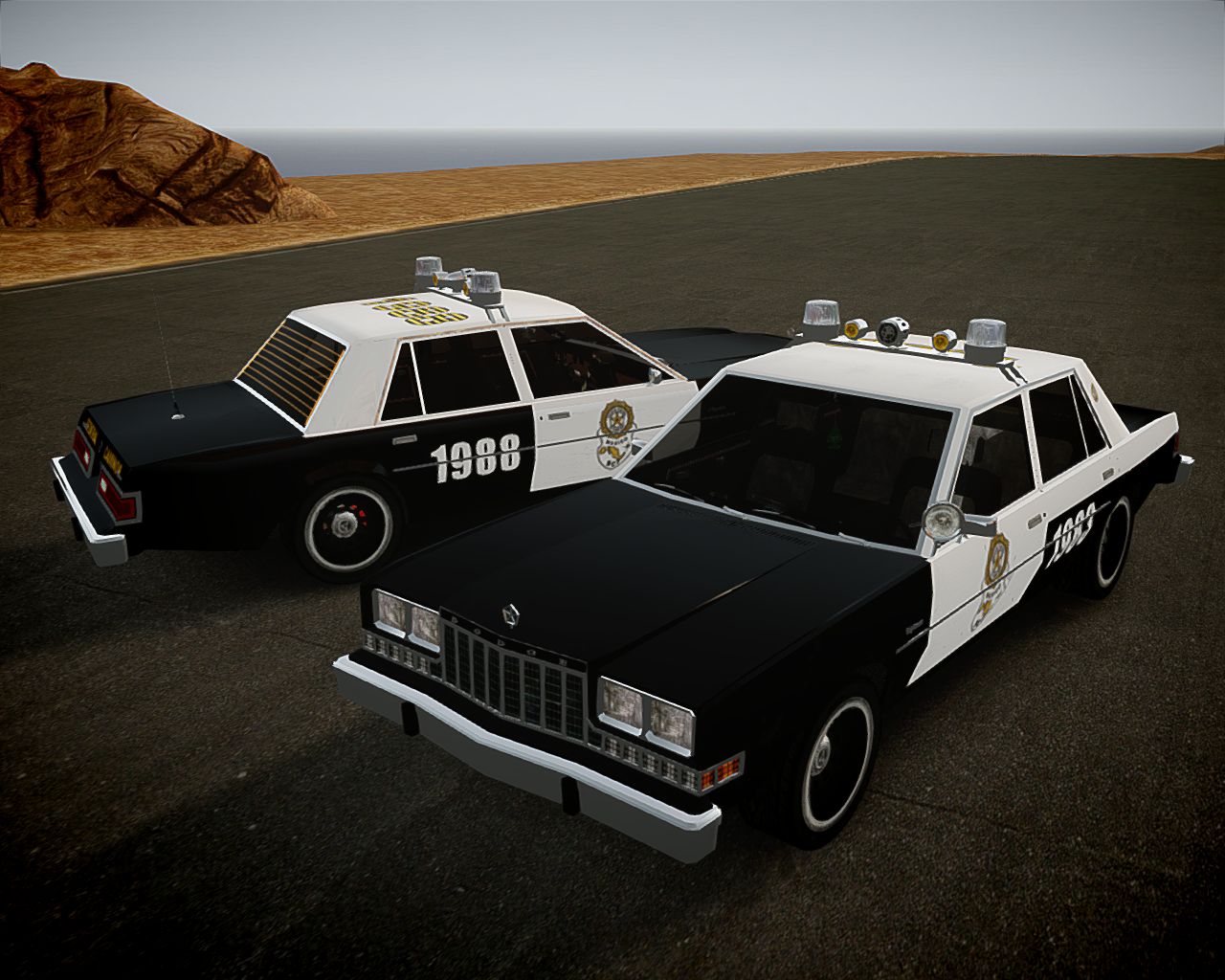 Policía Federal De Caminos Dodge Diplomat - Police Car , HD Wallpaper & Backgrounds