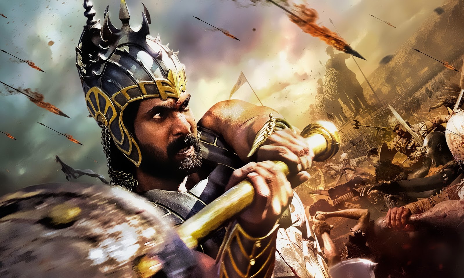 Bahubali Hd Wallpapers, Bahubali Tollywood Movie Wallpapers - Bahubali Tamil Movie Poster , HD Wallpaper & Backgrounds