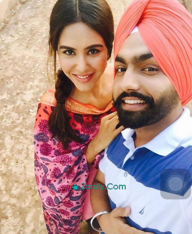 Or You Can Do A Direct Message To Us On Facebook Page - Ammy Virk With His Wife , HD Wallpaper & Backgrounds