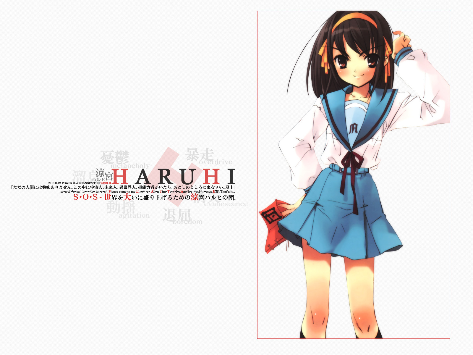 Otaku Culture~ Images Haruhi Wallpaper Hd Wallpaper - Melancholy Of Haruhi Suzumiya Light Novel 01 , HD Wallpaper & Backgrounds
