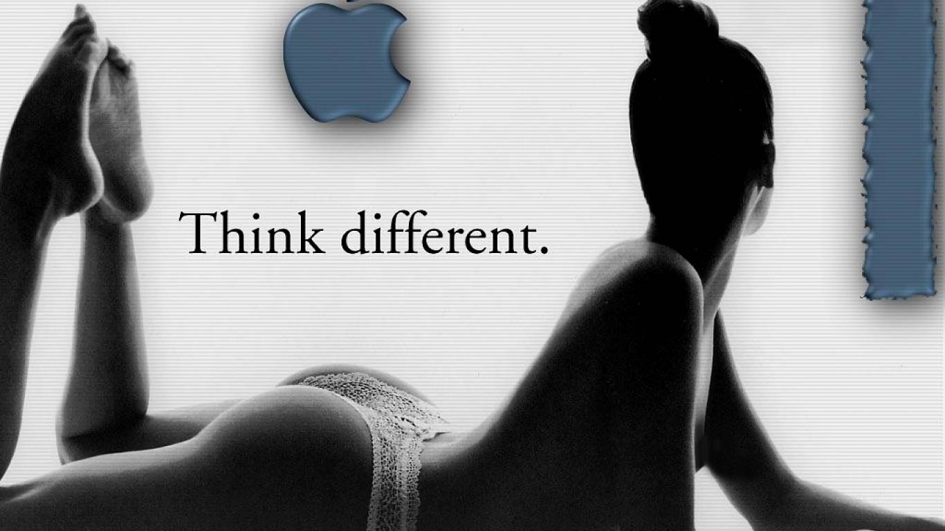 Apple Think Different Ad Wallpapers 1366×768 - Apple Wallpaper Think Different , HD Wallpaper & Backgrounds