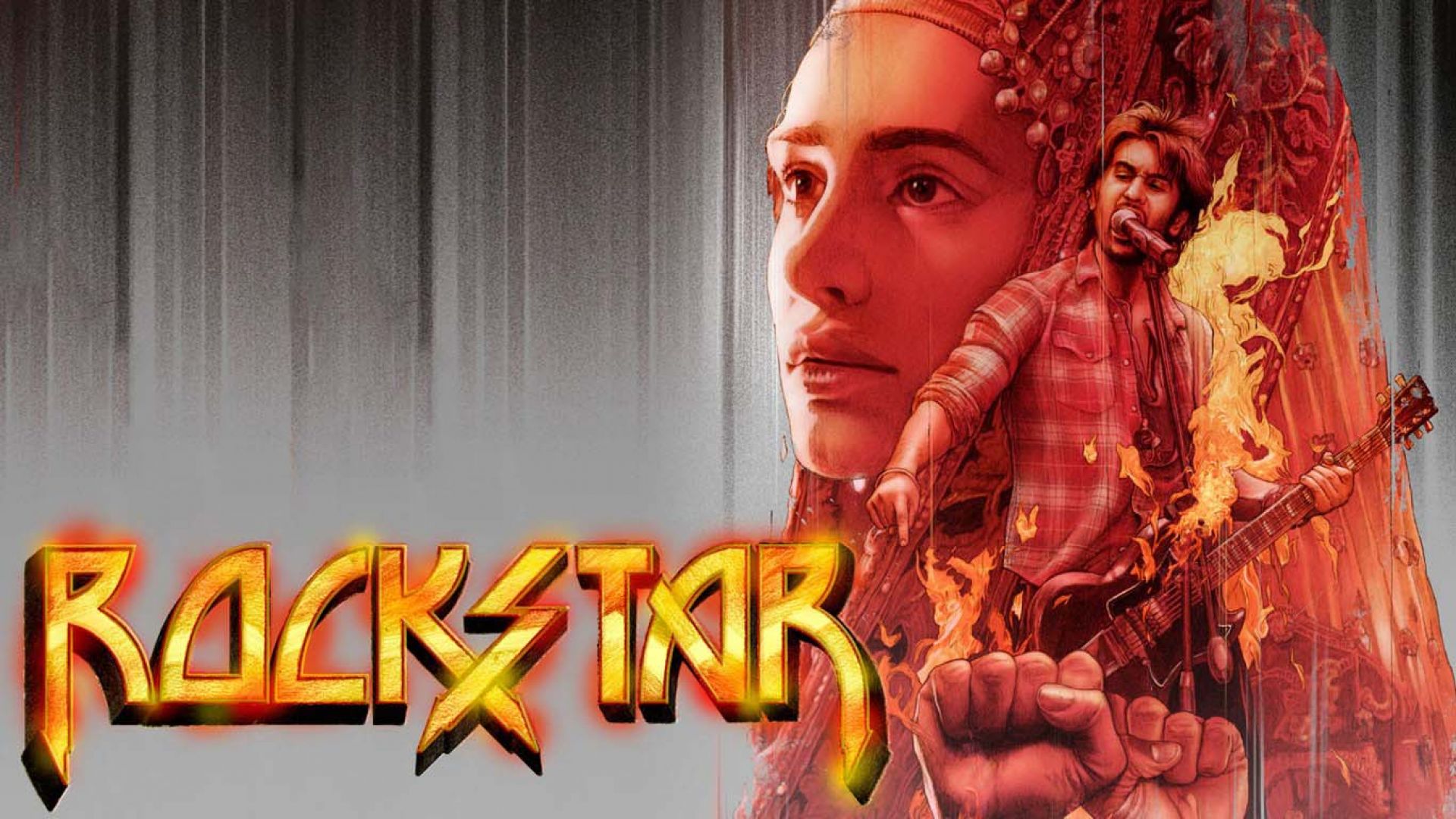 Rock Star Movie Poster - Rockstar Movie Poster Hd , HD Wallpaper & Backgrounds