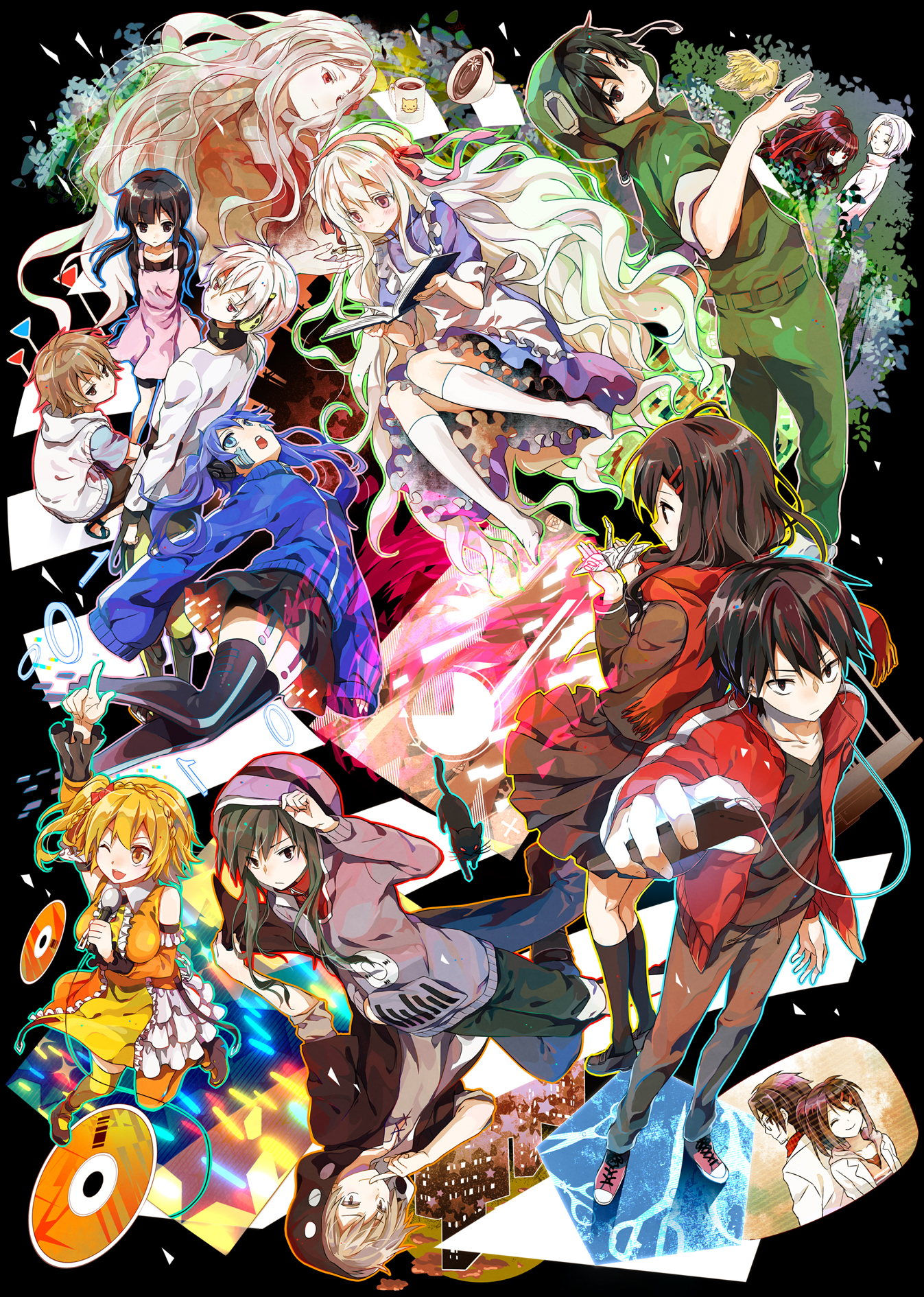 Anime, Art, Mekakucity Actors - Mekakucity Poster , HD Wallpaper & Backgrounds