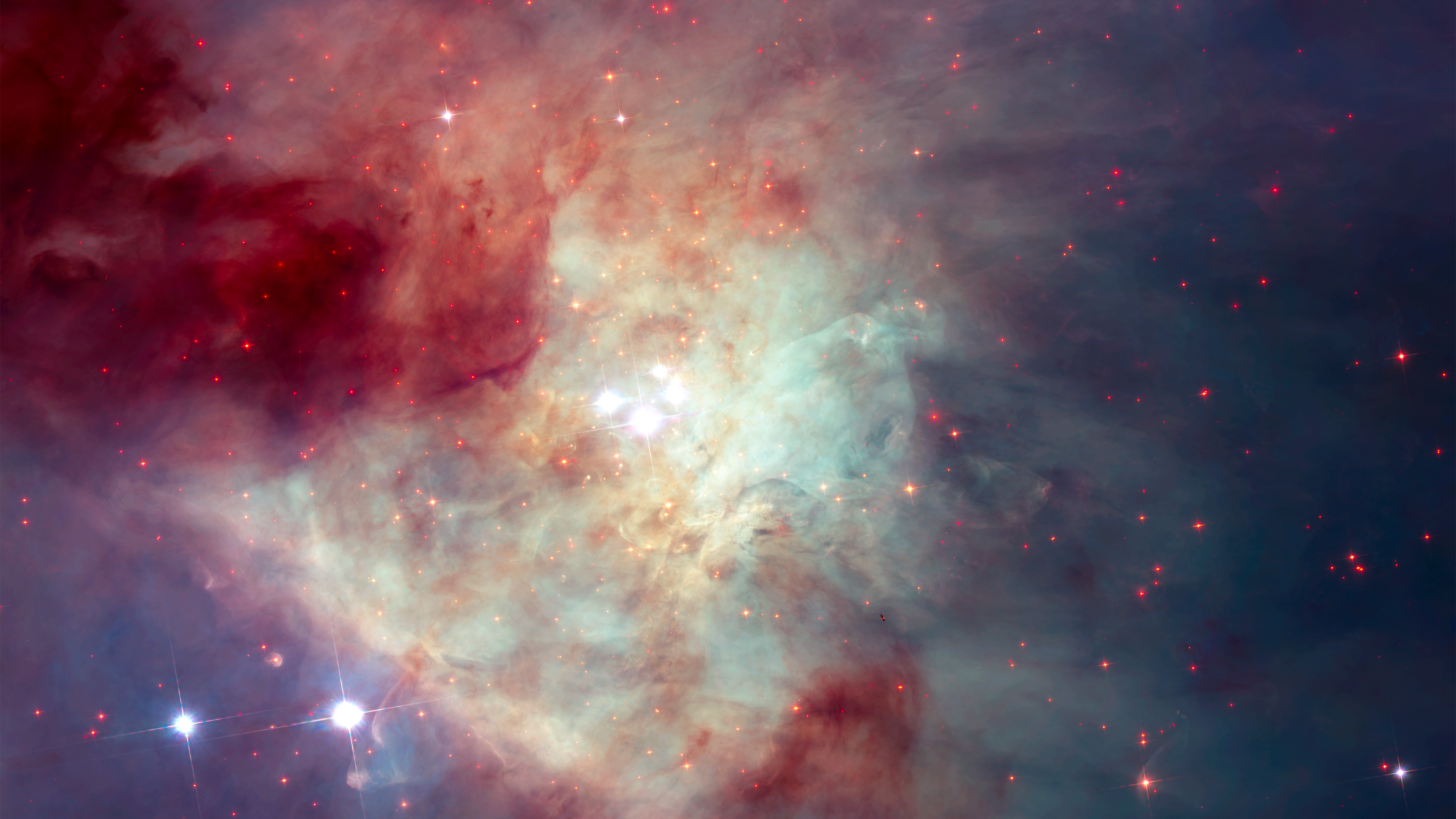 The Dramatic Center Of The Orion Nebula - Hubble Telescope Pictures 4k , HD Wallpaper & Backgrounds