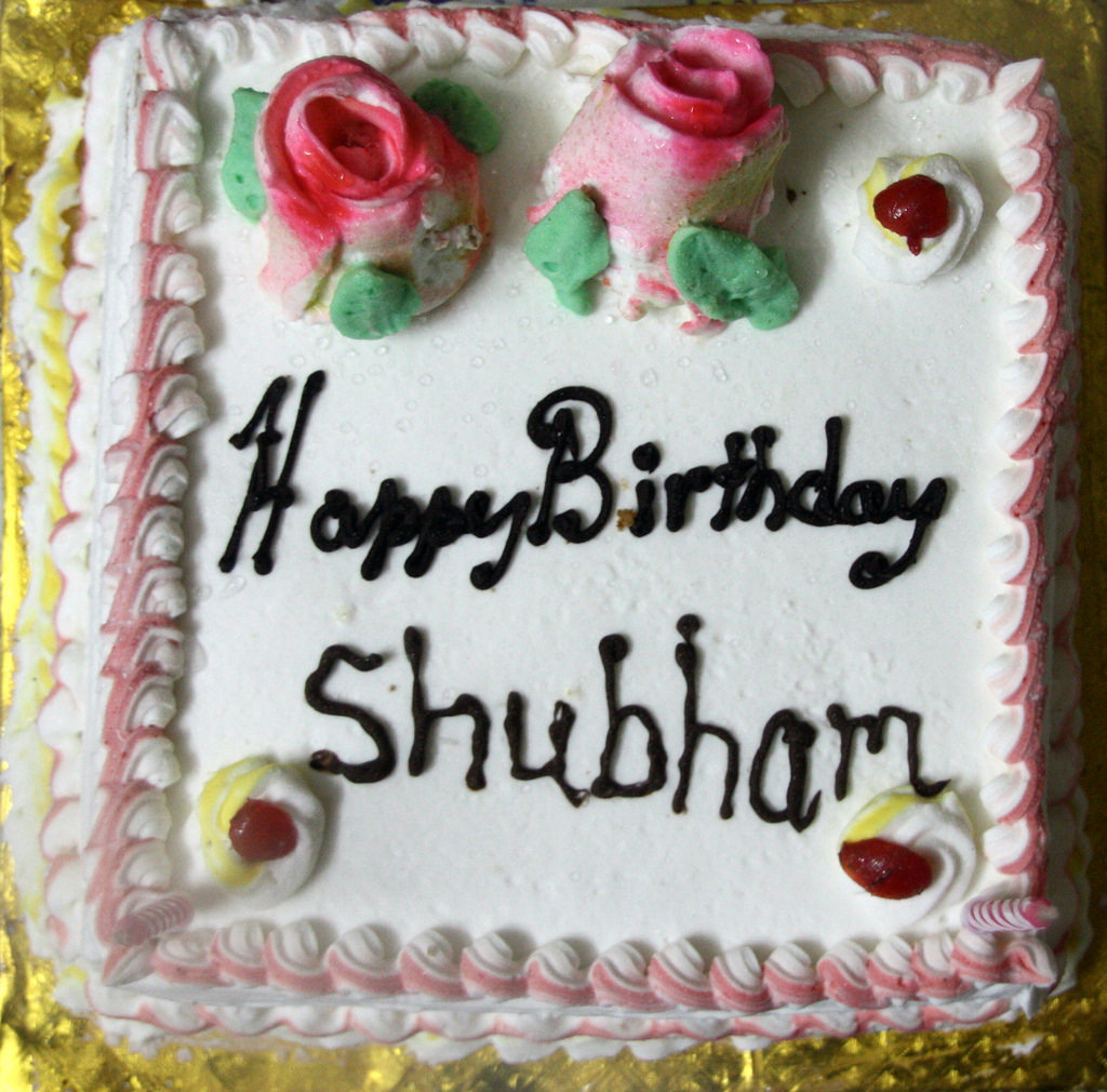 Happy Birthday Shubham Cake - Cake Happy Birthday Shubham , HD Wallpaper & Backgrounds