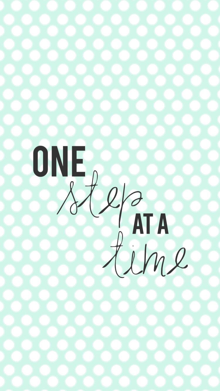 One Step At A Time // Iphone Wallpaper // Motivation - Calligraphy , HD Wallpaper & Backgrounds