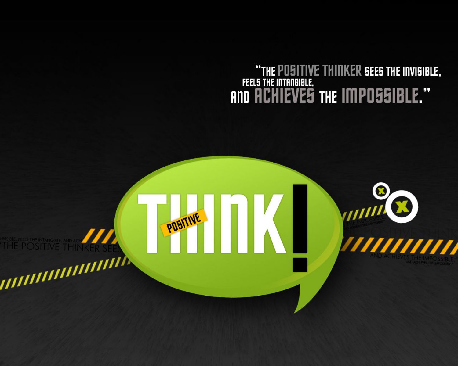 Always Think Positive - Motivational Wallpapers In 4k , HD Wallpaper & Backgrounds
