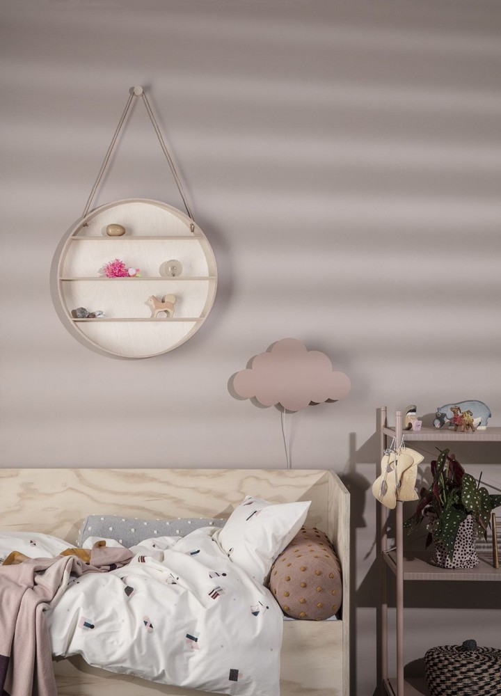 Wallpaper For Little Girl Room Ferm Living Popcorn - Ferm Living Cloud Lamp , HD Wallpaper & Backgrounds