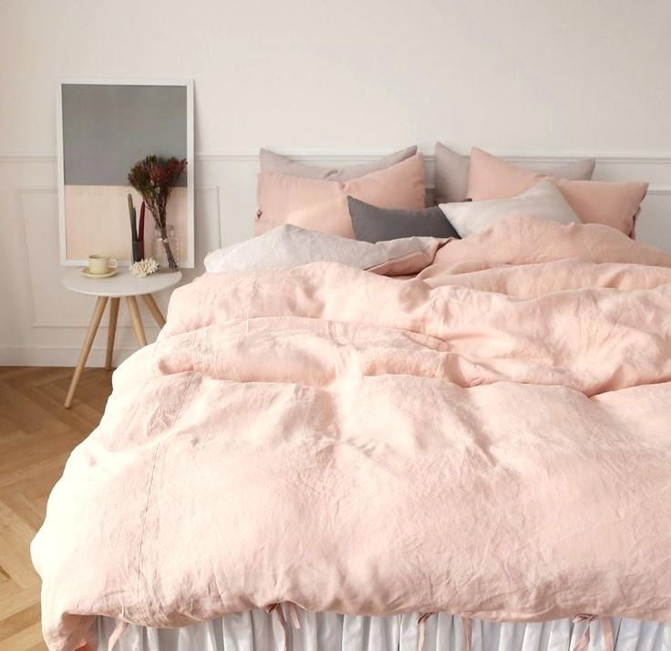 Rose Colored Bedding Dusty Rose Sheets Rose Gold Sheet - Blush Pink Bed Set , HD Wallpaper & Backgrounds
