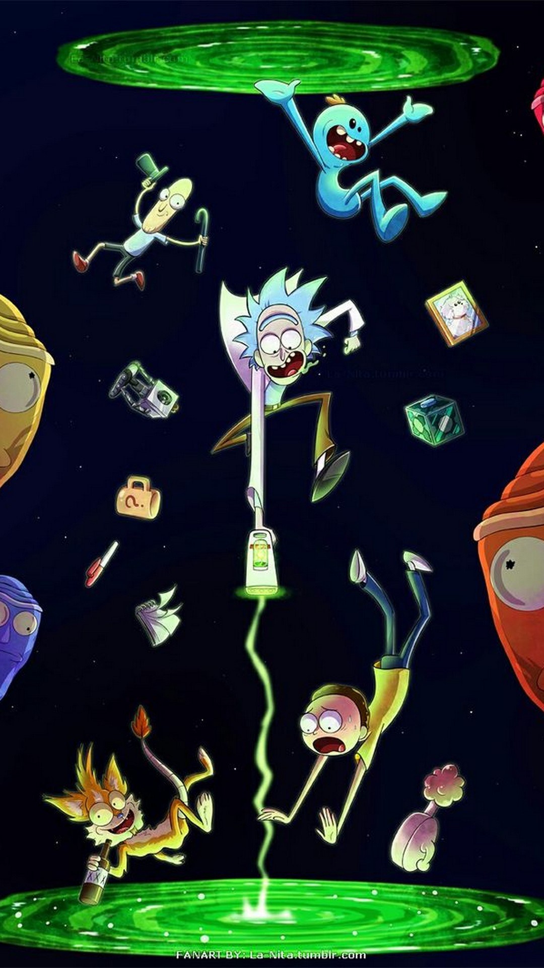 Rick And Morty Wallpaper Trippy