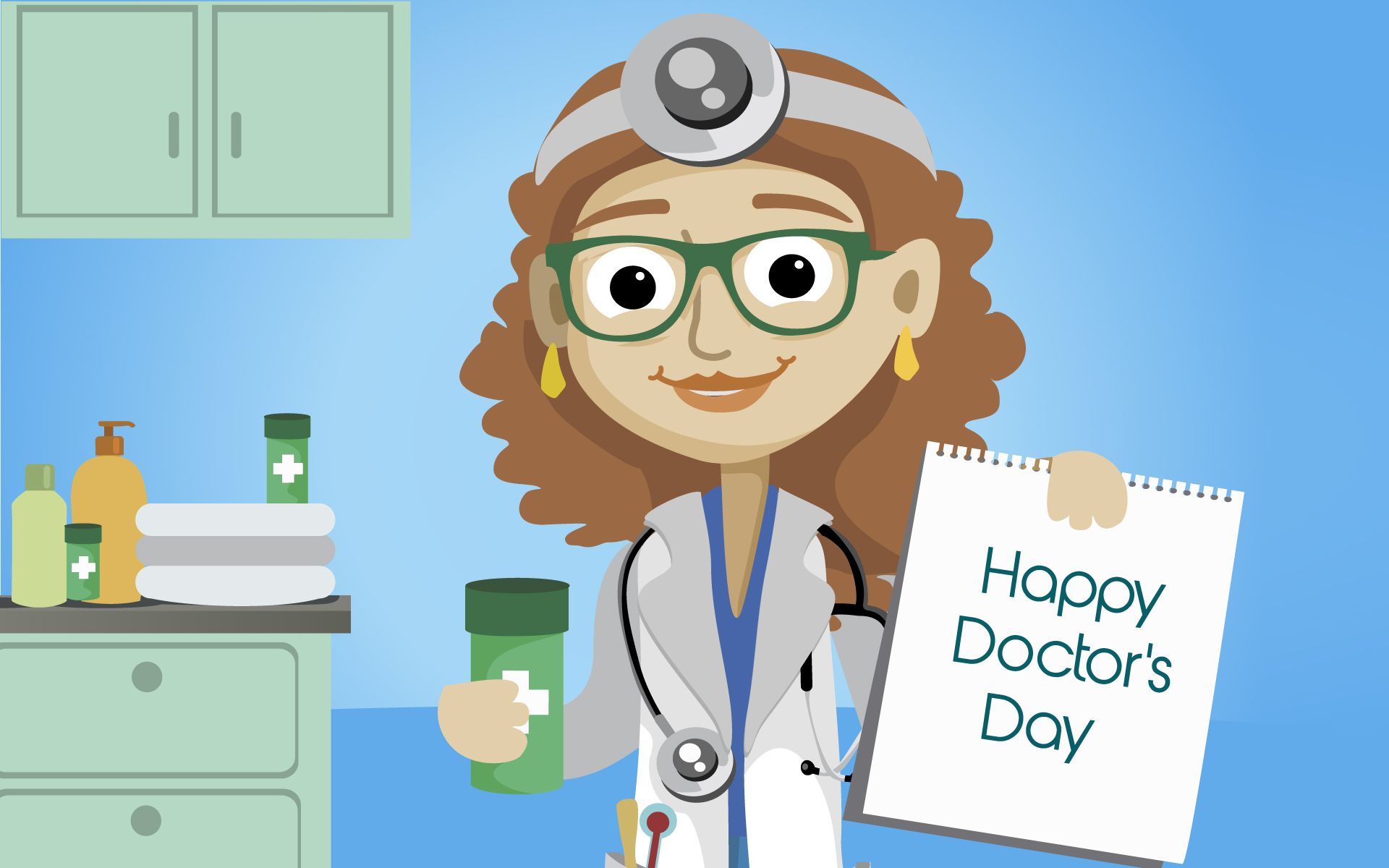 Happy Doctors Day Wallpaper - Doctors Day 2018 In India , HD Wallpaper & Backgrounds