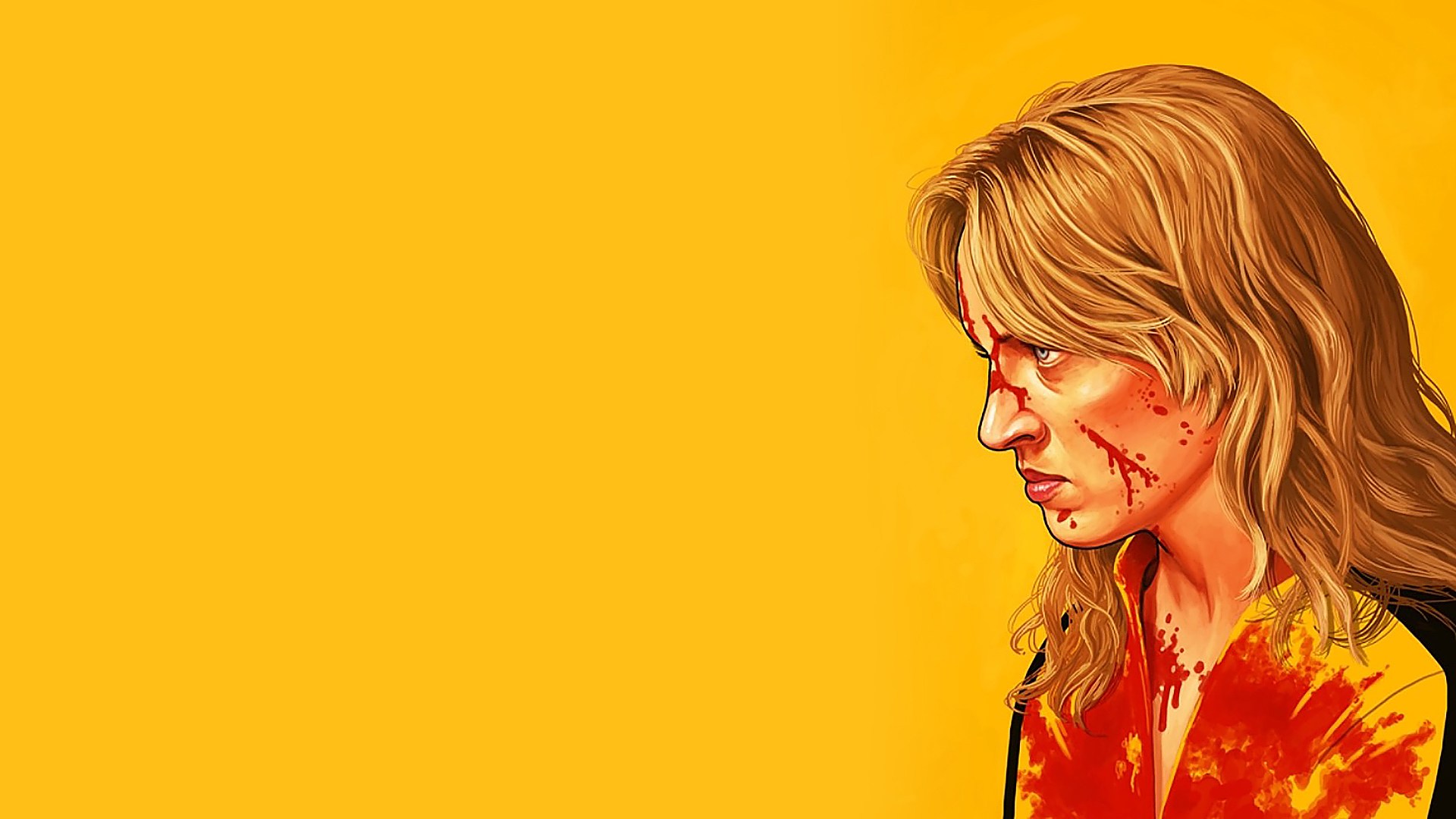 The Bride Mike Mitchell Kill Bill Art 1080p Hd Wallpaper - Kill Bill The Bride Art , HD Wallpaper & Backgrounds