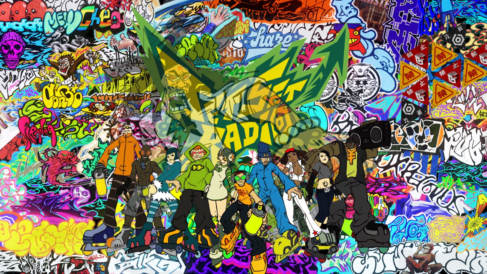 Wallpapers Id - - Background Jet Set Radio Future , HD Wallpaper & Backgrounds