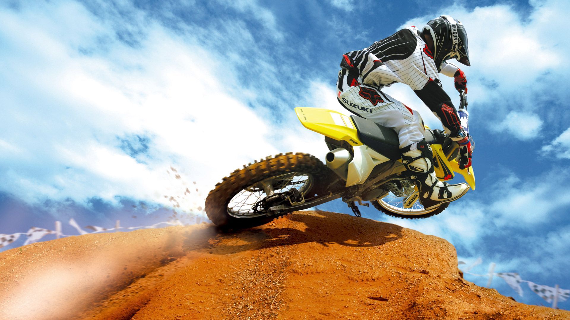 Right Click On This Wallpapers - Dirt Bike Computer Backgrounds , HD Wallpaper & Backgrounds