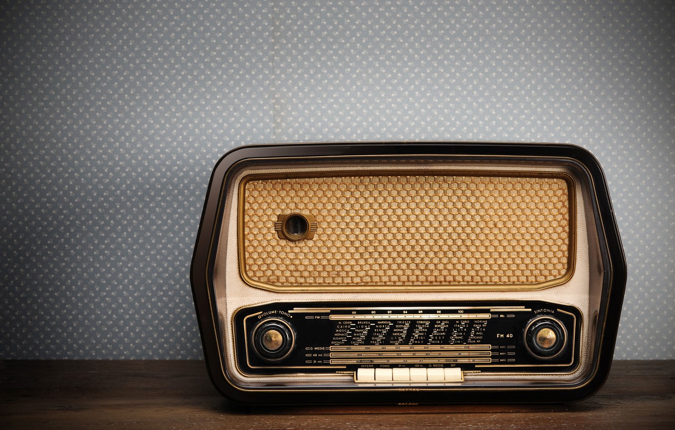 Photo Wallpaper Style, Retro, Old Radio - Old Radio , HD Wallpaper & Backgrounds
