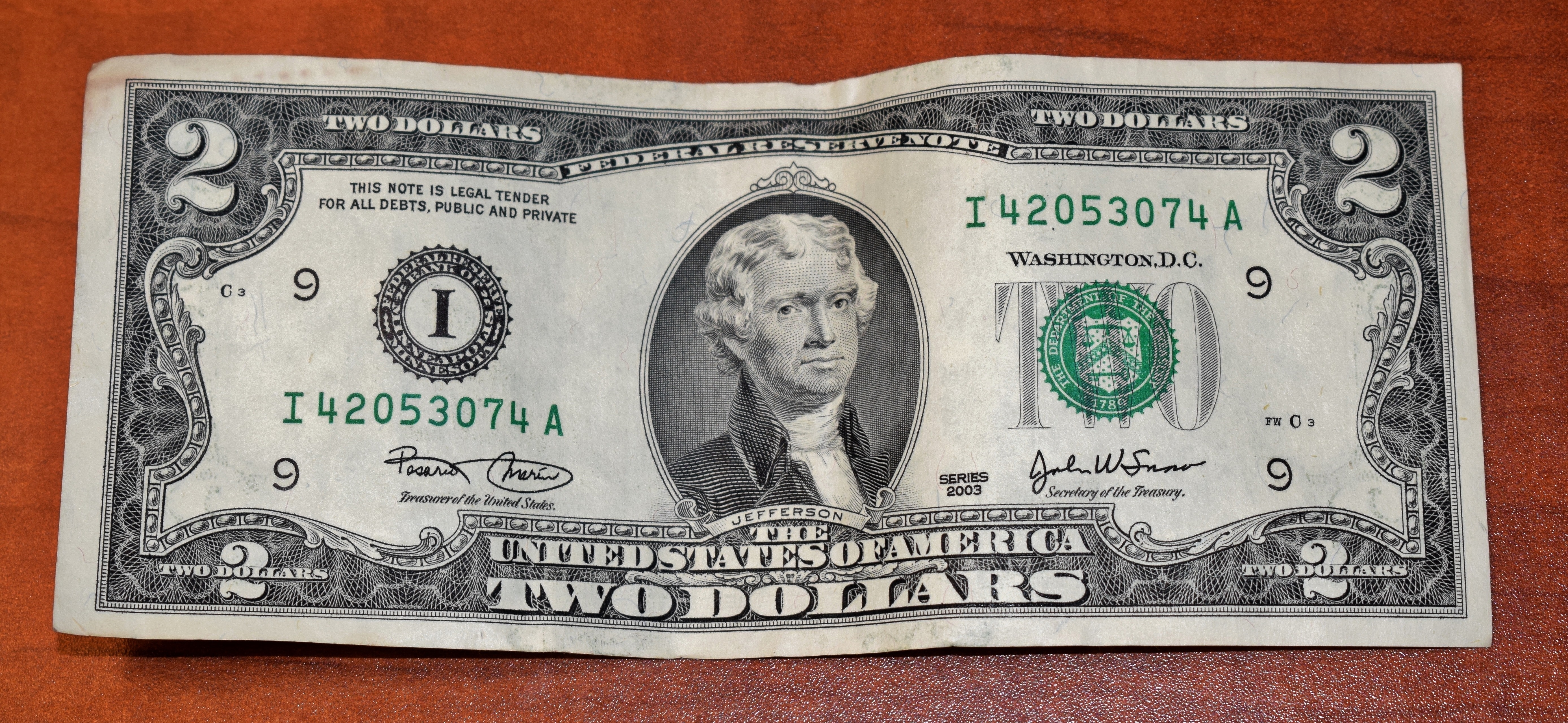 Dollar Bill Preview - $2 Bill , HD Wallpaper & Backgrounds