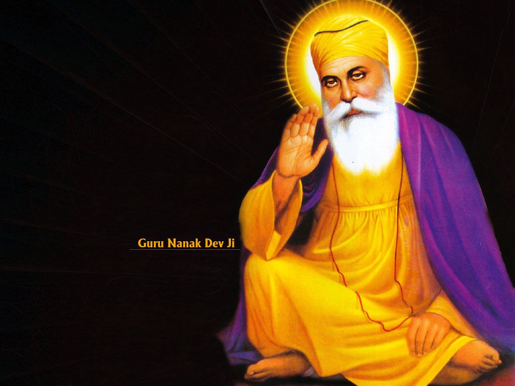 Shri Guru Nanak Dev Ji Wallpaper Free Download - Dhan Guru Nanak Dev Ji , HD Wallpaper & Backgrounds