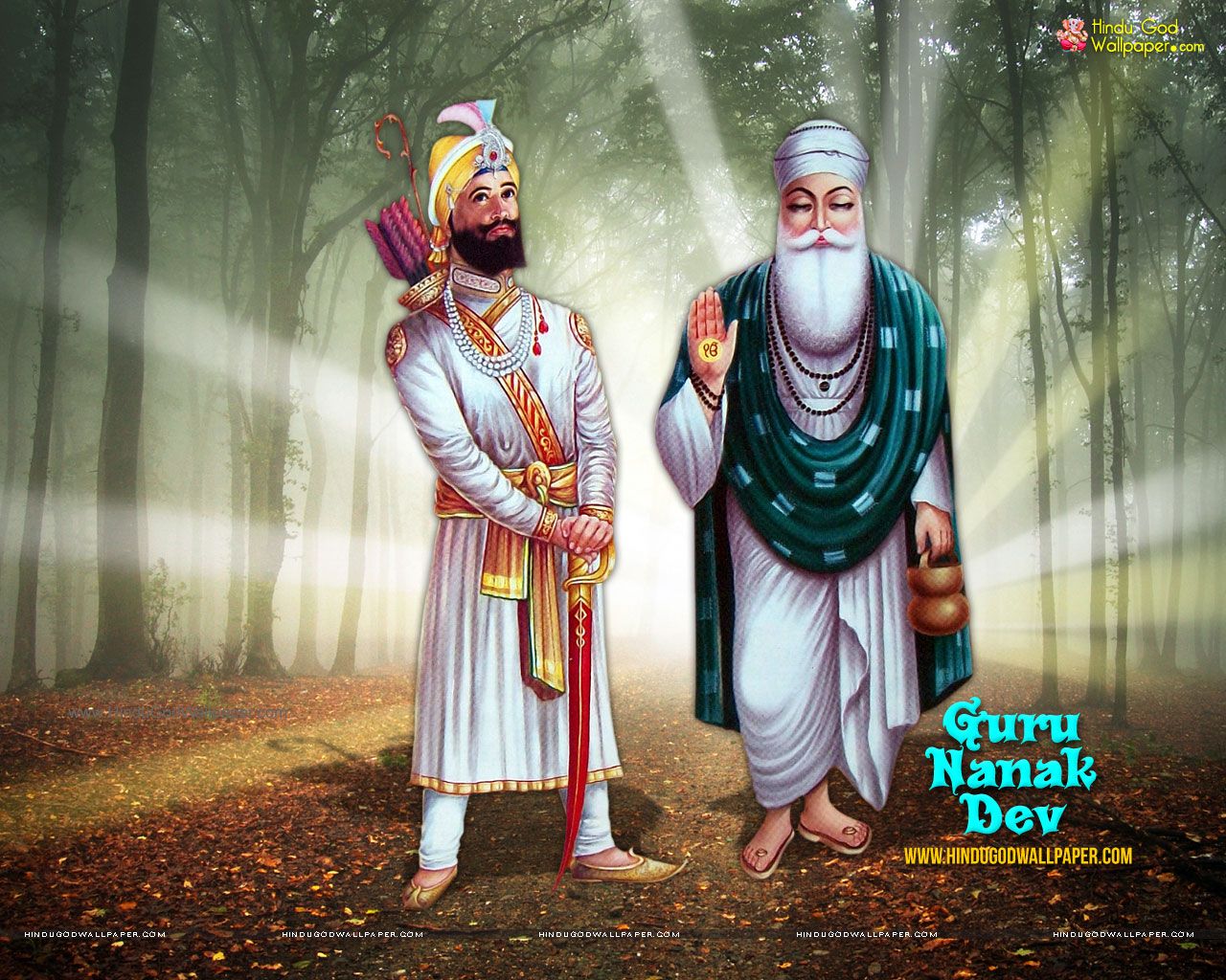 Best Guru Nanak Dev Ji Wallpapers Free Download - Guru Nanak Dev Ji Ke , HD Wallpaper & Backgrounds