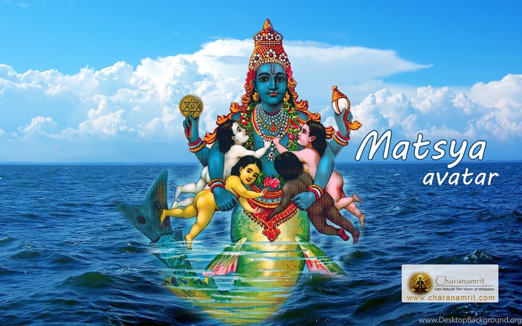 Lord Vishnu Hd Wallpapers - Matsya Avatar , HD Wallpaper & Backgrounds