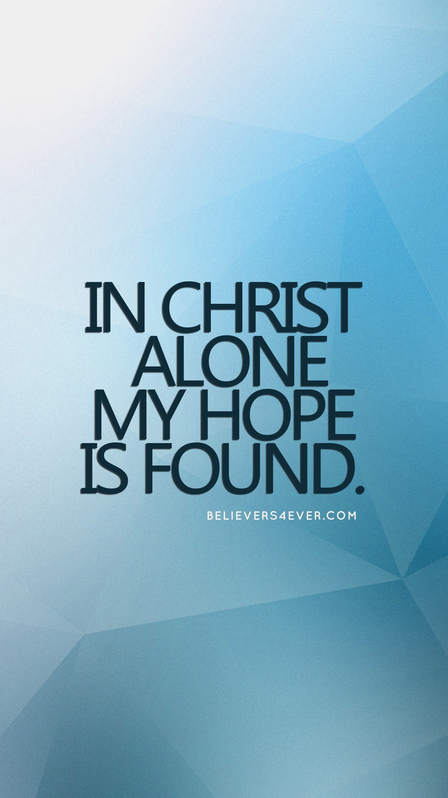 In Christ Alone My Hope Is Found Free Mobile Wallpaper - Christ Alone My Hope Is Found , HD Wallpaper & Backgrounds