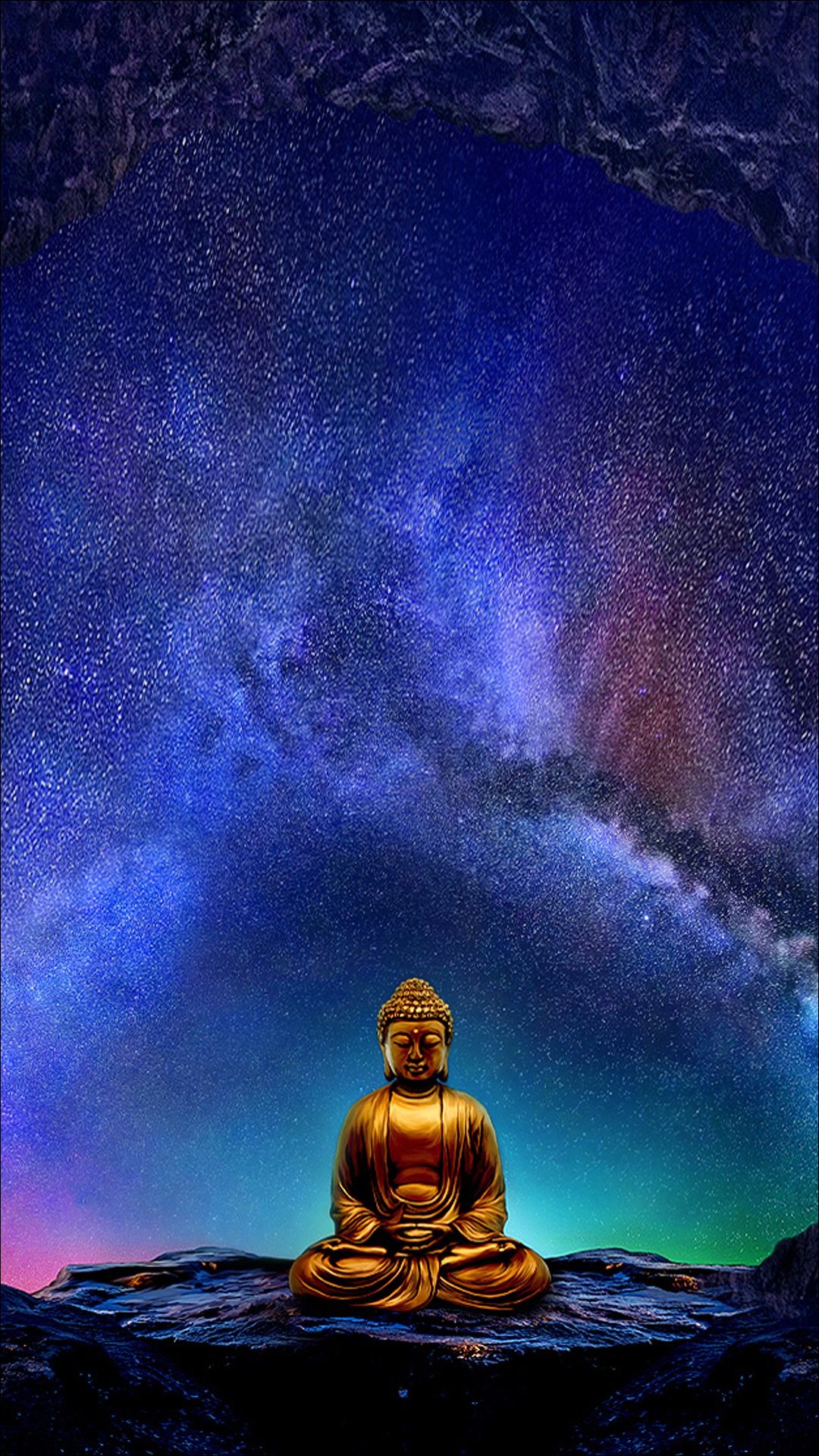 Buddha Wallpaper For Mobile Devices Artwork By Goodvibesgallery - Buddha Wallpaper Iphone 7 Plus , HD Wallpaper & Backgrounds