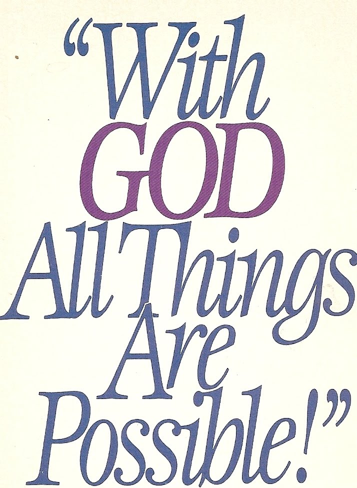 With God All Things Are Possible Bible Quote - Inspirational Bible Verse Clip Art , HD Wallpaper & Backgrounds