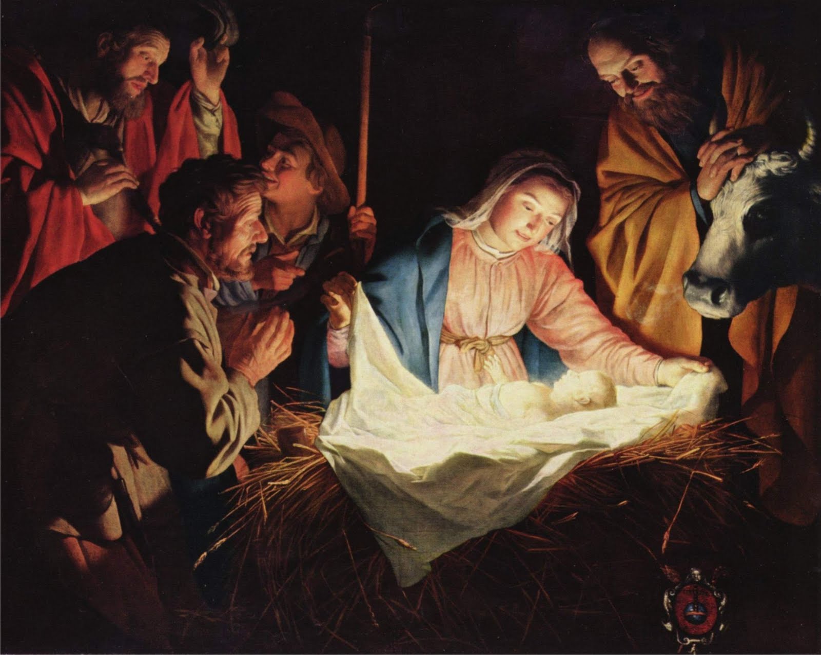 Wallpaper Yesus Kristus - Rembrandt Birth Of Jesus , HD Wallpaper & Backgrounds