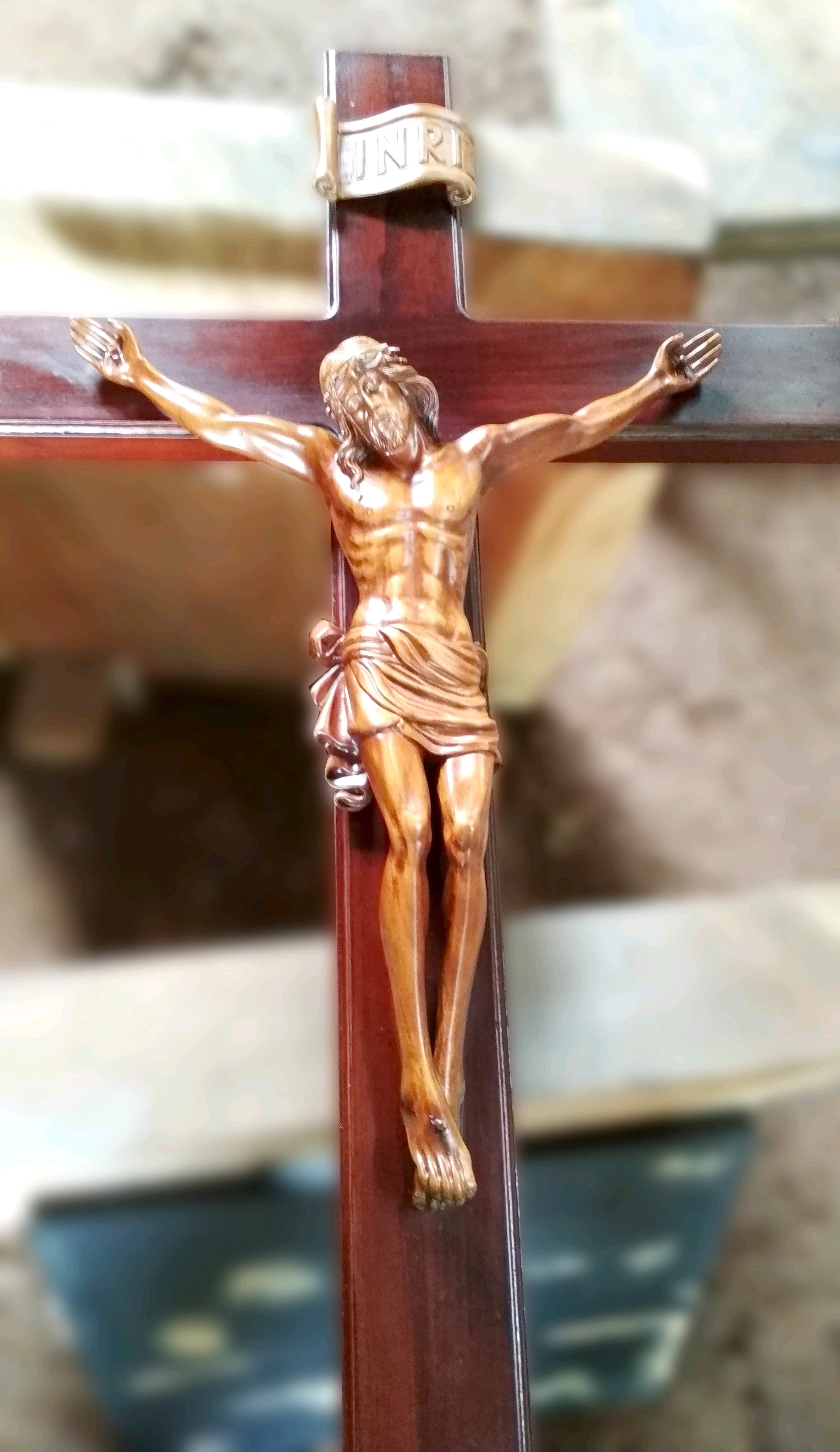 Gambar Salib Kayu Salib Yesus Dari Pelapak Pilihan - Crucifix , HD Wallpaper & Backgrounds