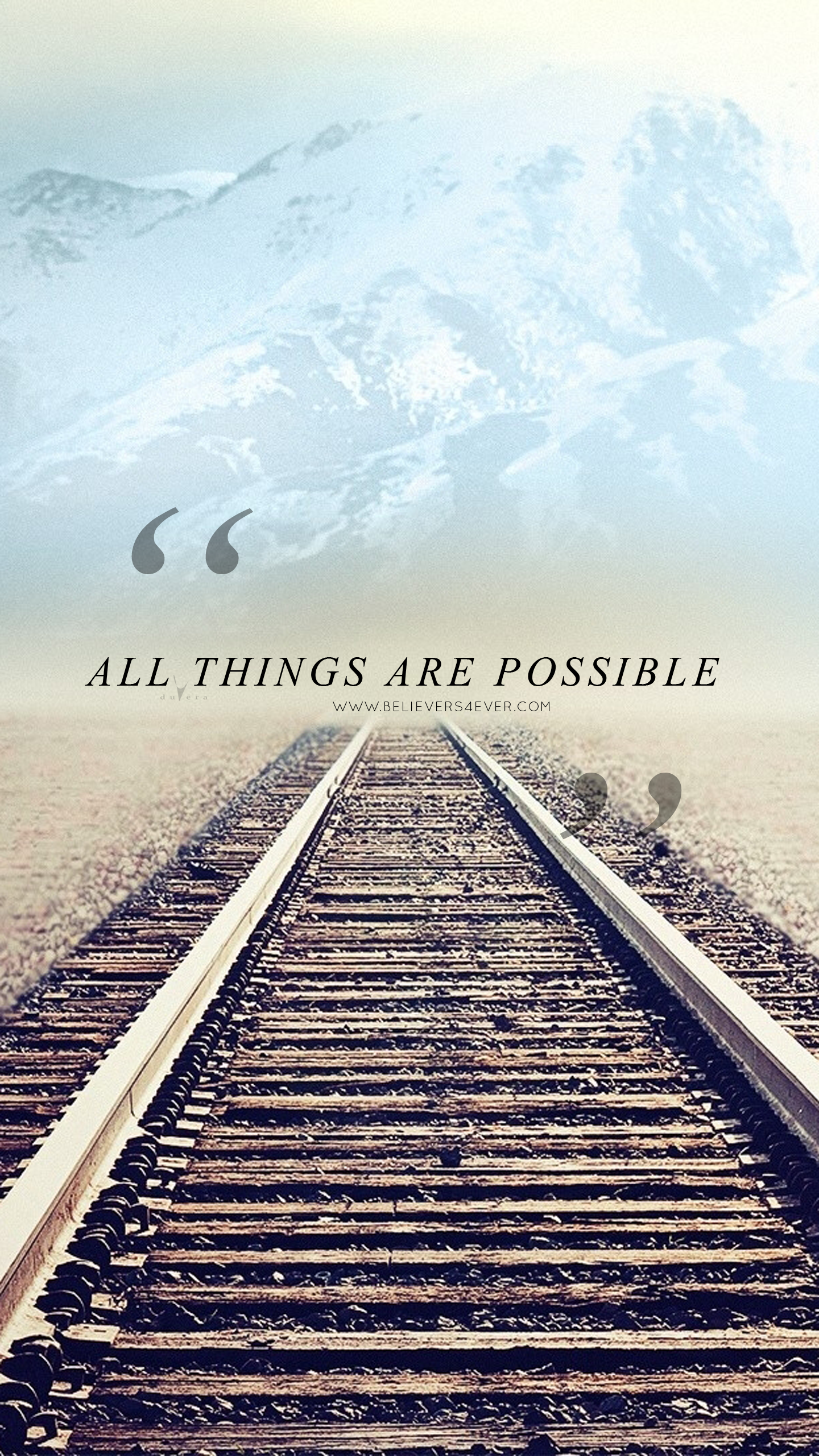 All Things Are Possible - Train Line Background Hd , HD Wallpaper & Backgrounds
