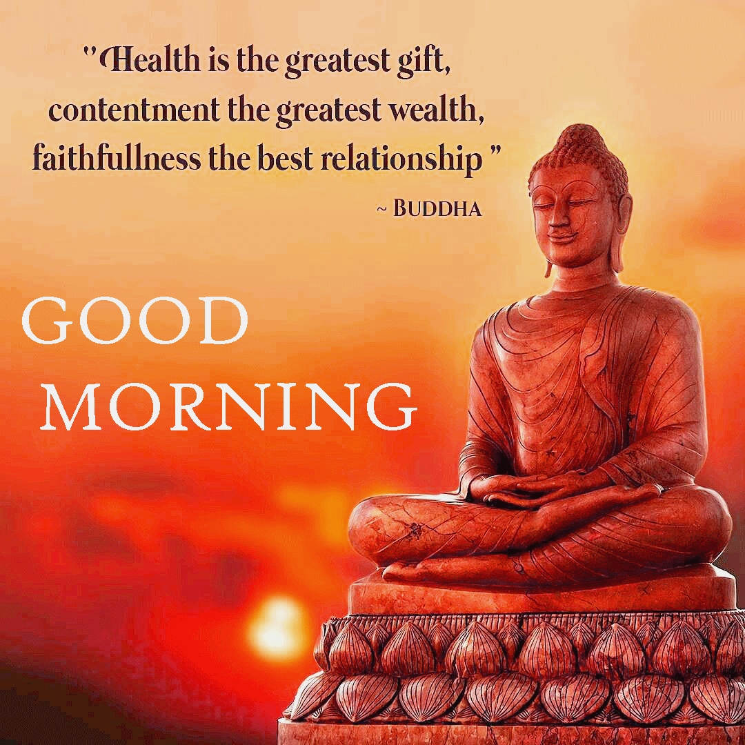 C Buddha Good Morning - Good Morning Buddha Thoughts , HD Wallpaper & Backgrounds