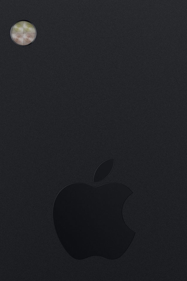 Back Iphone7 Black Apple Art Illustration Iphone Wallpaper - Moon , HD Wallpaper & Backgrounds