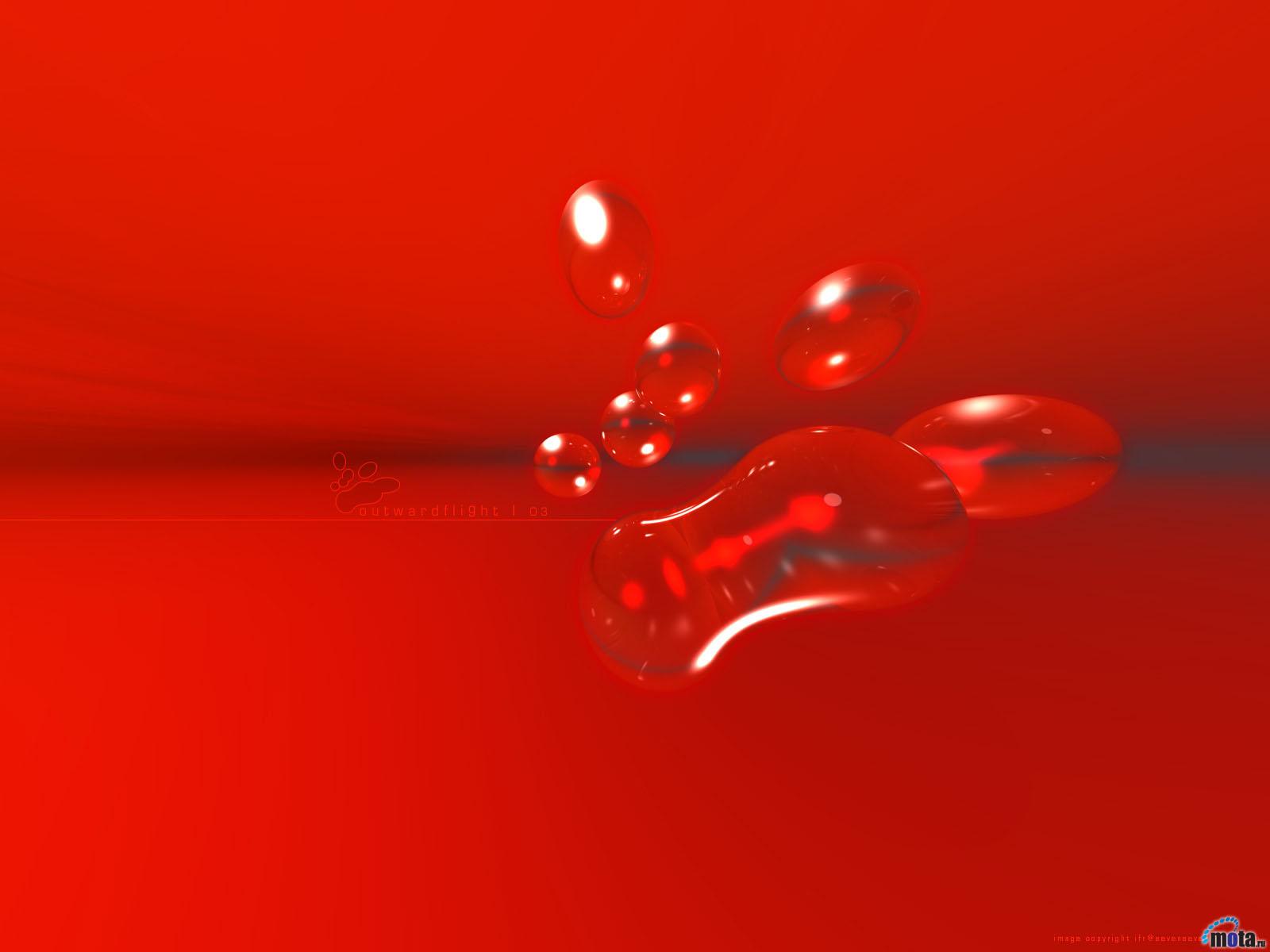 Water Drops - Red Colour Wallpaper Download , HD Wallpaper & Backgrounds