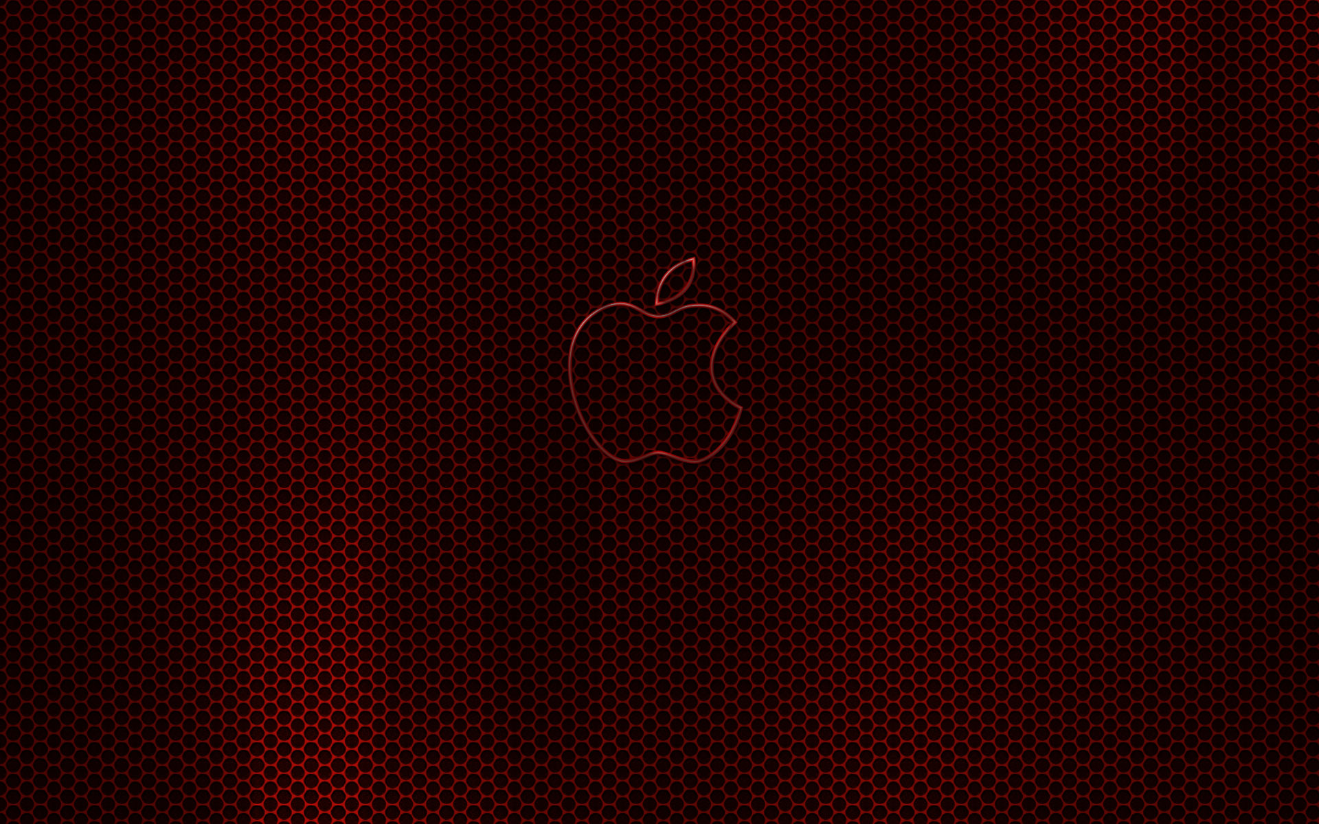 Apple Dark Red Glow Wallpaper - Apple , HD Wallpaper & Backgrounds