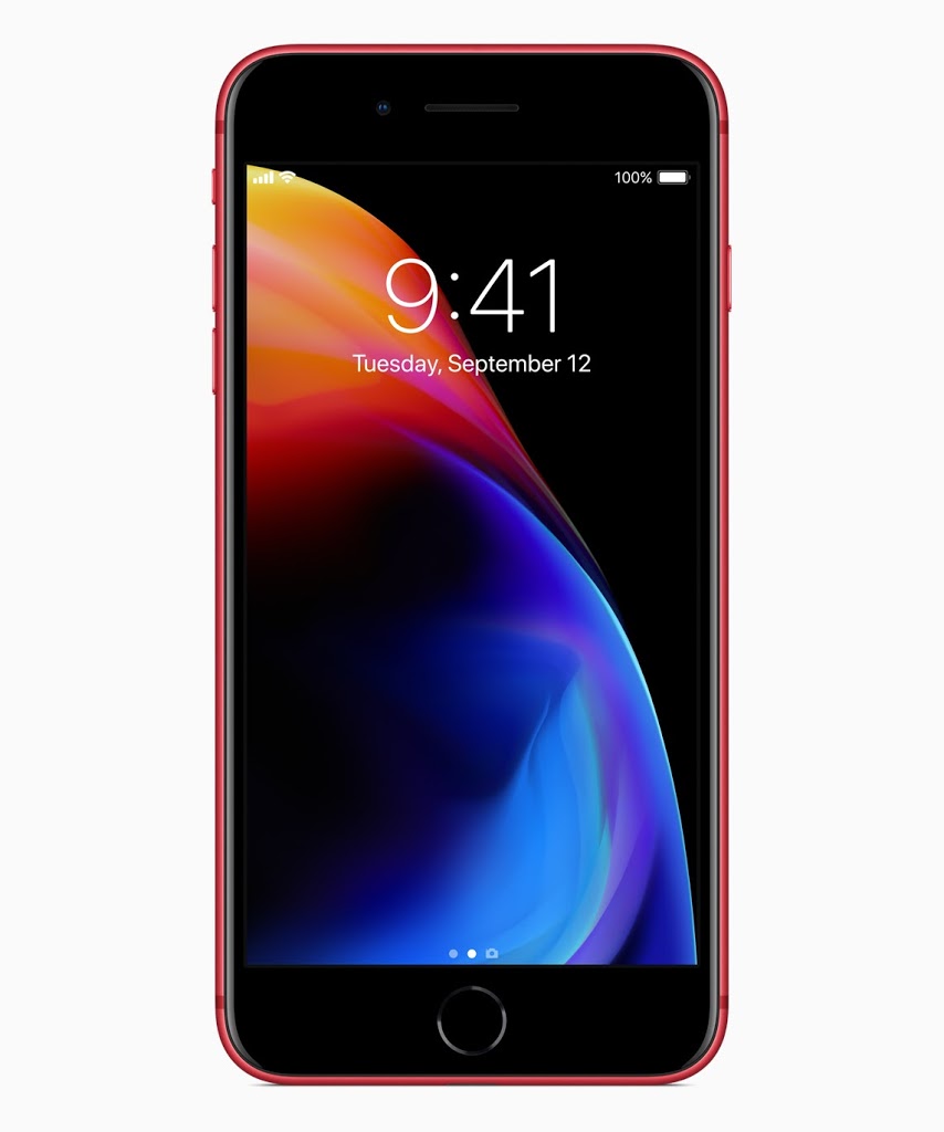 #wallpapers #ios #homescreen #iphone8 / #iphone8plus - Iphone 8 Plus Product Red Front , HD Wallpaper & Backgrounds