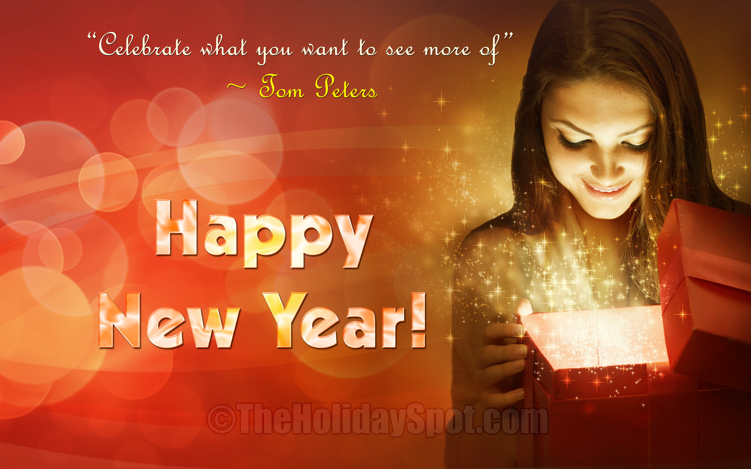 New Year Wallpapers - Happy New Year Girl , HD Wallpaper & Backgrounds