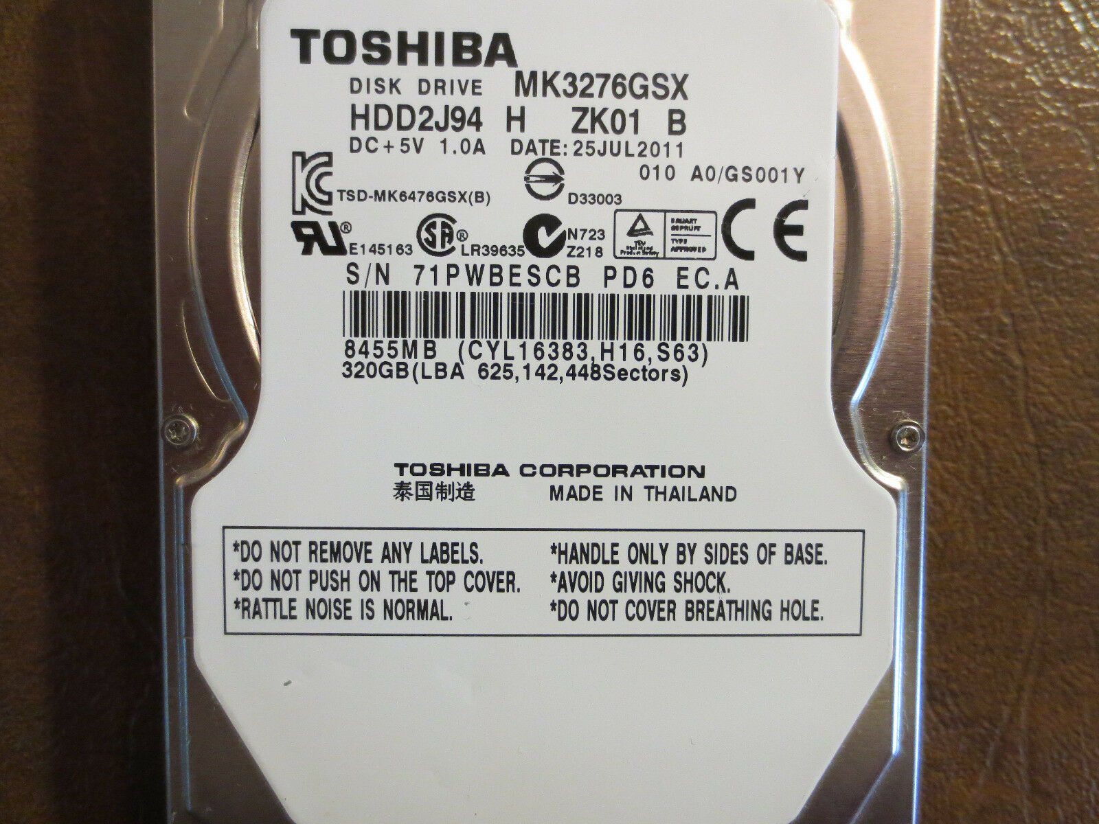 Stock Photo - Toshiba Mk5075gsx , HD Wallpaper & Backgrounds