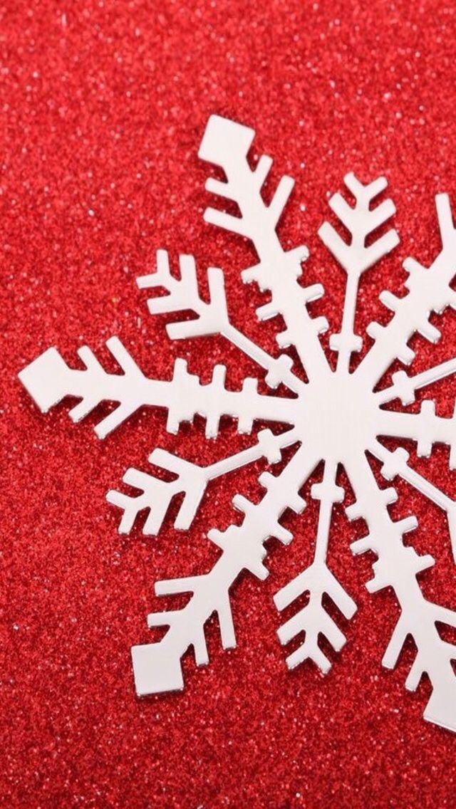 Christmas Wallpaper On Zedge - High Resolution White Snowflake Red Background , HD Wallpaper & Backgrounds