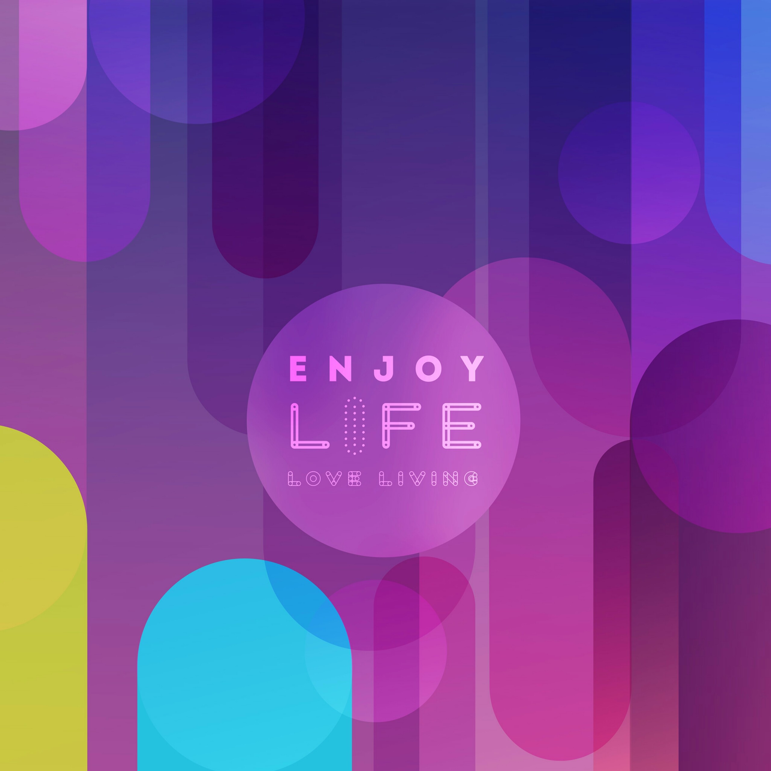 Enjoy Life Love Living Quotes Qhd Wallpaper - Love Enjoy , HD Wallpaper & Backgrounds