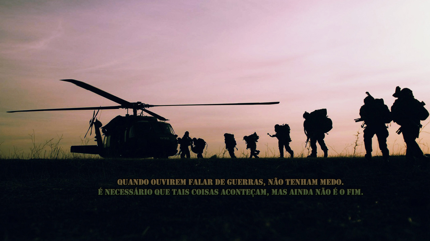 As Guerras Wallpapers Crist227os - Army Quotes , HD Wallpaper & Backgrounds