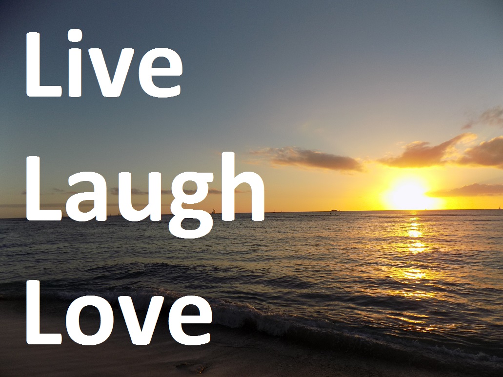 Live Love Laugh Quote Ocean - Enjoy Life And Be Happy , HD Wallpaper & Backgrounds
