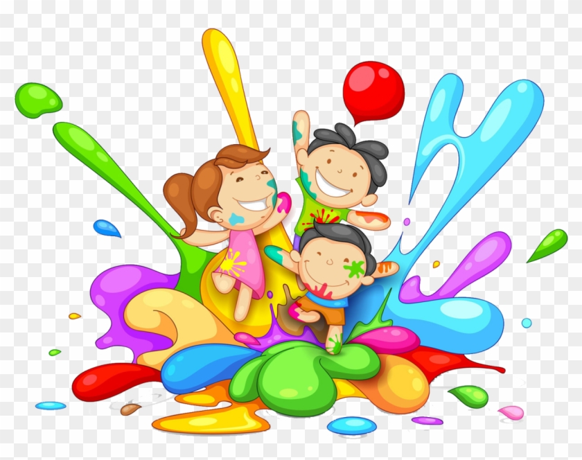 Desktop Wallpaper Child Clip Art - Happy Holi In Advance , HD Wallpaper & Backgrounds
